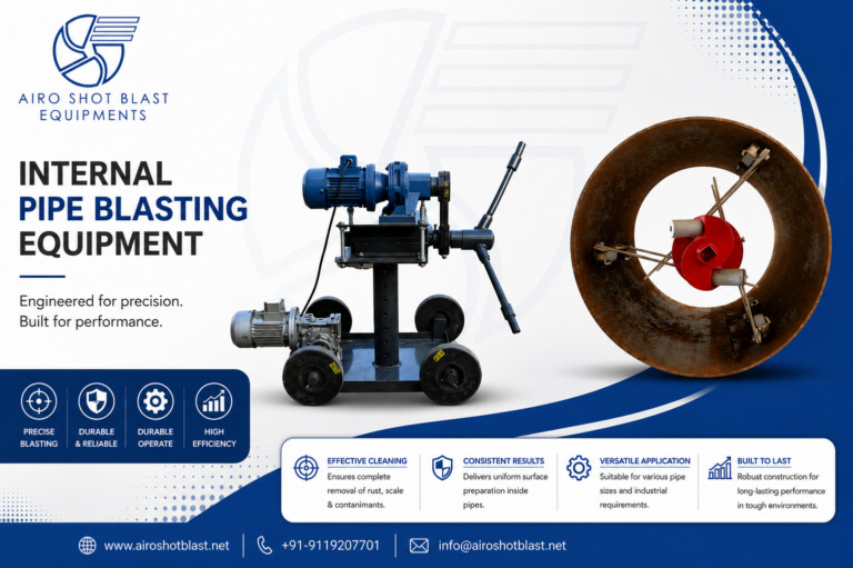 Internal Pipe Sand blasting Machine