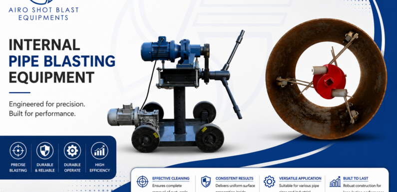 Internal Pipe Sand blasting Machine