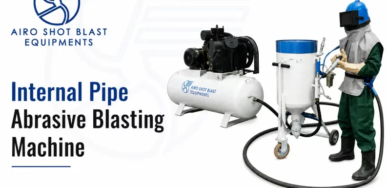 Internal Pipe Abrasive Blasting Machine (51–914mm ID, up to 12m Length)
