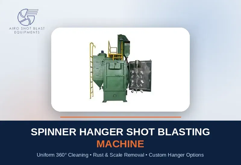 Spinner Hanger Shot Blasting Machine — thumbnail 4