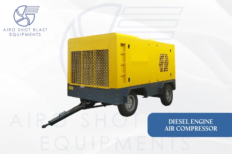 Diesel Engine Driven Mobile Screw Air Compressor